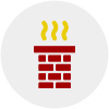 an icon of an exposed chimney emitting smoke